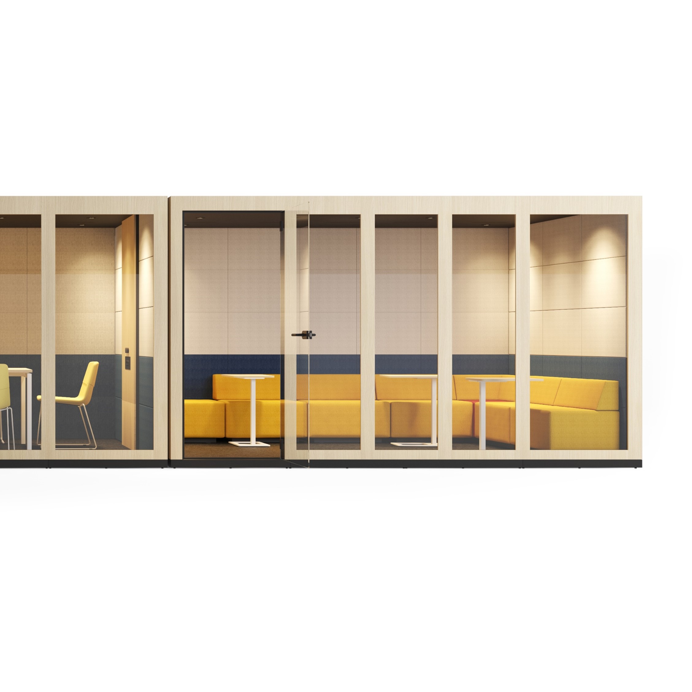 Silent Room XL 3 Meeting Pods | My Office Pods